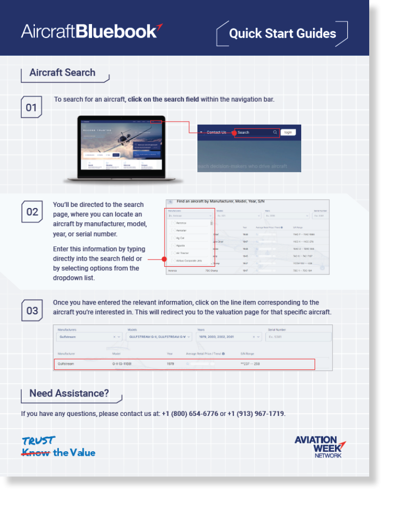 Aircraft Search Quick Start Guide