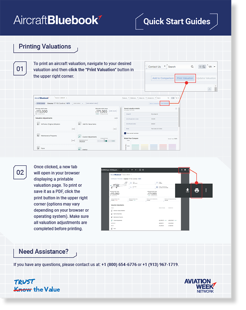 Comparison Value Reference Quick Start Guide