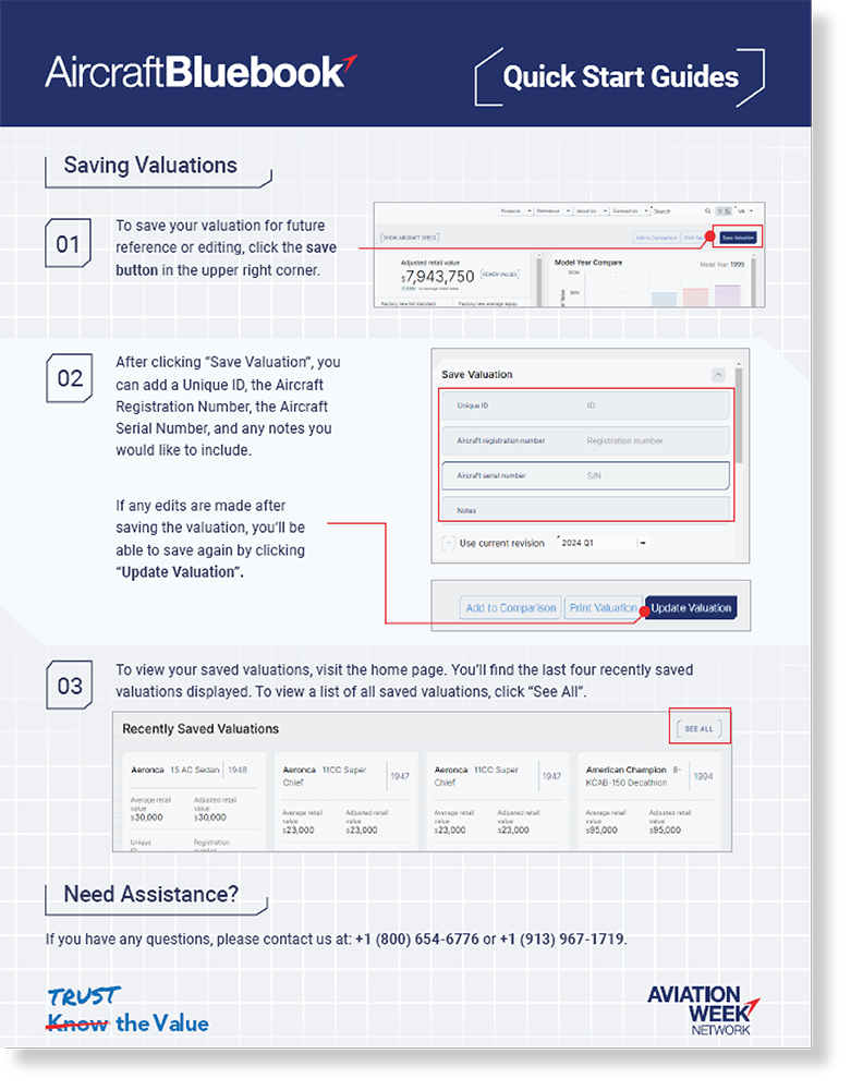 Saving Valuations Quick Start Guide