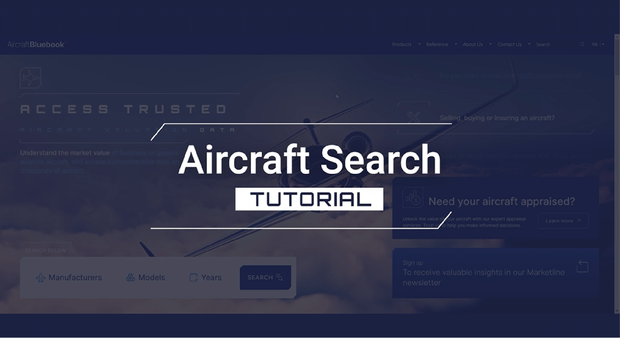 Aircraft Search Video Tutorial